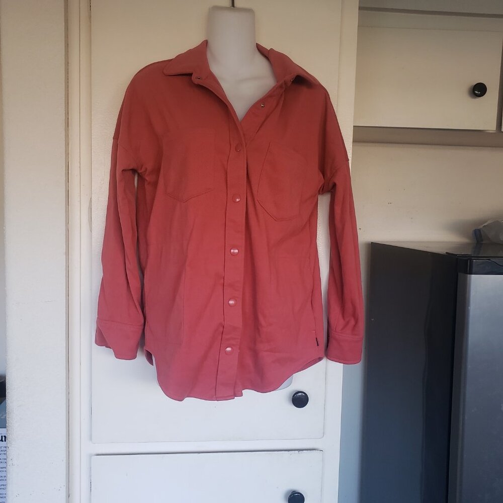Mondetta Peach Thick Shirt/Jacket Size XS